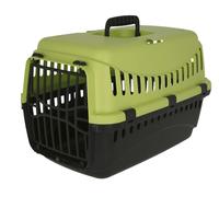 Kerbl Transport Box Expedion with Plastic Door, 45x 30 x 30 cm, Green/ Dark Grey