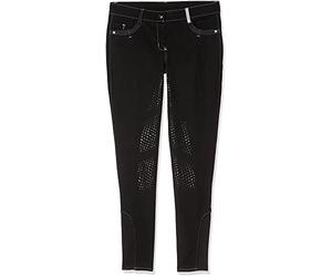 Kerbl Women's Ridebukser Basicplus til Kvinder Jodhpurs, Black, 34 EU