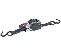 Kerbl Works Automatic Lashing Strap 25 mm / 3.0 m Lashing Force 300/600 kg S-Hook Black