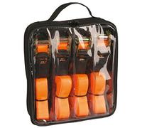 Kerbl Zurrgurtset, 250/500kg 25mm x 5m, 4er-Pack, in Tasche