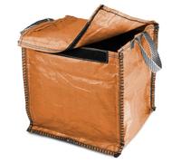 Kerbside - BLUE 90 Litre - Council with Weight Pad - Bag for Plastic Cans Paper Cardboard Tins Jars (Orange, 1 Pack)