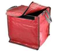 Kerbside - BLUE 90 Litre - Council with Weight Pad - for Plastic Cans Paper Cardboard Tins Jars (Red, 1 Pack)