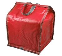 Kerbside - Securesack 90 Litre Recycling Bag - Council with Weight Pad - for Plasitic Cans Paper Cardboard Tins Jars (Red)