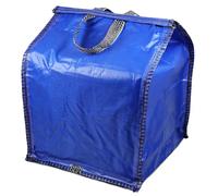 Kerbside - Securesack 90 Litre Recycling Bag - Council with Weight Pad - for Plasitic Cans Paper Cardboard Tins Jars (Blue)