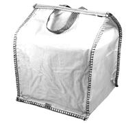 Kerbside - Securesack 90 Litre Recycling Bag - Council with Weight Pad - for Plasitic Cans Paper Cardboard Tins Jars (White)