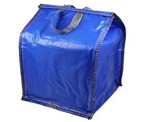Kerbside - Securesack 90 Litre Recycling Bag - Council with Weight Pad - for Plasitic Cans Paper Cardboard Tins Jars (Blue)