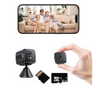 KERCAN 4K WiFi Security Camera - Indoor Pet/Baby Monitor with Motion Detection, Night Vision & App Control - Hidden Camera with Cloud Storage (2.4/5GHz) (32G set)