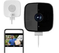 KERCAN Smart 2K Window Security Camera - 3MP Ultra HD Indoor Surveillance with Full-Color Night Vision, Easy Adhesive Installation & Instant Motion Alerts for Complete Home Security (Single, 2.4 GHz)