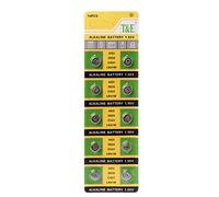 KERDEJAR 10PCS Cell Coin Alkaline Battery AG3 1.55V Button Batteries SR41 192 L736 384 SR41SW CX41 LR41 392 Lamp Chain Finger Light Watch Toys Remote