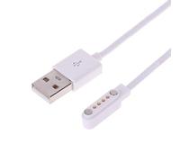 KERDEJAR Charger For KW88 KW18 GT88 G3 Smartwatch USB 4 Pin Magnetic Charging Cables,White,103cm/65cm