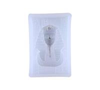 KERDEJAR Mold,Egyptian Pharaoh Head Portrait Silicone Mold DIY Craft Pendant Molds UV Epoxy Resin Fondant Mould 4#