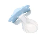 KERDEJAR Pacifier,Adult Pacifier Wide-bore Butterfly Shaped Silicone Nipple for Adults Supplies Blue