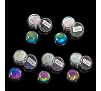 KERDEJAR Pigment,5 Color Magic Resin Chameleons Pigment Mirror Rainbow Pearl Powder Colorant Epoxy Resin Glitter Resin Jewelry Making Kit