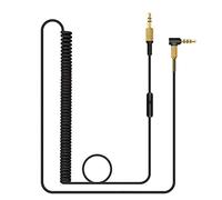 KERDEJAR Replacement Spring Audio Cable Cord Line for Marshall Major II 2 Monitor Bluetooth Headphones without Microphone with Single Button Switch
