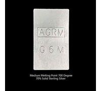 KERDEJAR Silver Solder Plate,Easy Medium Hard Silver Soldering Sheet Plate Jewelry Welding Plate Tool Metal Forming Stamping Embossing Etching Blanks Moderate Temperature