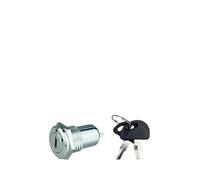 KERE 5/10/20 Sets 2P 4P Electronic Power 12/16/19mm Zinc Alloy Metal Key Switch Lock 102/135/1203/2801 IDGTTLDF(S1601(Function two),10 sets)