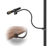 Kereal Microphone Stand Arm Gooseneck 22” Extender Mic Clip With 1/4" to 3/8" Adapter Mount & Metal Crab Clamp,Mic Holder For Podium,Kick Drum,Compatible with Fifine,Shure,Blue,Snowball,AT2020,Razer