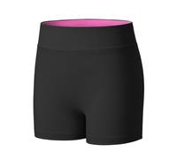 KEREDA Girls Cycling Shorts Black Stretchy Dance PE Short Breathable Under Dress for Kids School Athletic Gymnastics Yoga Bike Riding 10-12 Years