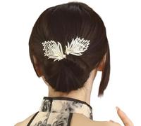 Kerentila Jewelry Hair Accessories, Bun Makers for Women's Elegant Hair, French Twist hair Bun Accessories for Women, Disk For Parties, Wedding (B)