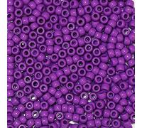 KERGAEN 1000+ Pcs 6x9mm Plastic Pony Beads Bulk - Multi-Color DIY Craft Beads for Bracelets, Hair Braiding, Jewelry Making, Keychains