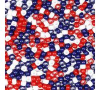 KERGAEN 1000+ Pcs 6x9mm Plastic Pony Beads Bulk - Multi-Color DIY Craft Beads for Bracelets, Hair Braiding, Jewelry Making, Keychains