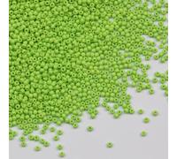 KERGAEN 12/0 2mm Glass Seed Beads Bulk - 100g (Approx. 10,000pcs) for Jewelry Making, Bracelets, Necklaces, Earrings & Artisan Crafts