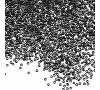 KERGAEN 12/0 2mm Glass Seed Beads Bulk - 100g (Approx. 10,000pcs) for Jewelry Making, Bracelets, Necklaces, Earrings & Artisan Crafts