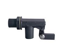 Kerick Valve PT050525 PVC Float Valve, Tank Mount, 12.5 gpm at 60 psi, 1/2" NPT Male
