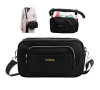 kerilang Universal Stroller Caddy with Cup Holder, Wipes Pocket, Shoulder Strap, Waterproof Baby Travel Bag & Parent Sling Stroller Organizer Bag