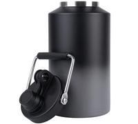 Kerilyn Insulated Gallon Jug with Handle, 3.6L Stainless Steel, Large Double Vacuum Water Bottle for Hot and Cold Drinks, Wide Mouth, Sweatproof, Camping, Grey Gradient