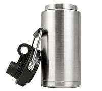 Kerilyn Insulated Half Gallon Jug with Handle, 64oz Stainless Steel, Large Double Vacuum Water Bottle for Hot & Cold Drinks, Wide Mouth, Sweat Proof, Great for Travel, Camping, Black