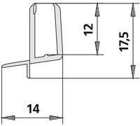 Kermi IBIZA 2000 Horizontal sealing gasket (2534092)
