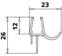 Kermi PASA / PASA XP Horizontal sealing gasket (2534063)