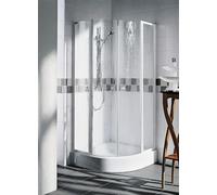 Kermi Shower Enclosure NOVA 2000 Quadrant 2 parts 1850 x 900 mm with fixed panel Fontana N2P50V421811K