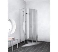 Kermi Shower Enclosures LIGA Quadrant 2 parts 1850 x 800 mm with fixed panel Clear