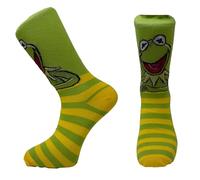 Kermit The Frog Muppets Mens Calf Socks Size 6-11