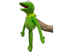 Kermit the Frog Puppet,60cm Family Frog Hand Puppet Anime Frog Show Plush Toys Baby Kids Adults Birthday Gift