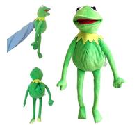 Kermit The Frog Puppet, 60cm Frog Plush Hand Puppets, Soft Hand Frog Stuffed Plush Toy for Children Kids Baby Adults Gifts Cartoon Birthday Christmas