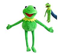 Kermit the Frog Puppet, Frog Hand Puppet with Working Mouth, 60cm Soft Hand Frog Stuffed Plush Toy, The Muppets Show, Frog Anime Puppets for Children & Adults Birthday Gift Ssurprise