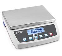 Kern FKB 16K0.05 - High-Resolution Bench Scale, with Robust Stainless Steel Weighing Plate, Weighing Range [Max]: 16 kg, Readout [d]: 0,05 g, Min. piece Weight [Counting] g/piece: 0,5 g