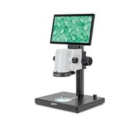 KERN OIV355 Video Microscope, Lens: 0.7X - 4.5X, Field of View: Diameter 29.82-4.18 mm, Lighting: 3W LED (Reflected Light), 5W LED (Transmitted Light)
