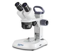 Kern OSF 438 - Stereomicroscope, The robust and practical product for schools, training centres, the workshop and laboratory, Tube: Binocular, Eyepiece: WF 10x Ø 20 mm, Objective: 1x / 2x / 3x, Stand:
