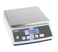KERN Table Scales, FCF 30K-3, Stainless Steel, Neutral, Portable, High Precision, LCD Display