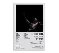 kerneLight Travis Poster Scott Poster Utopia Album Cover Posters Decorative Painting Canvas Wall Music Art Picture Print Modern Bedroom Decor for Room Aesthetic Unframed 12x18inch(30x45cm)