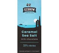 Kernow Chocolate Caramel Sea Salt Bar, 37 g - Pack of 20