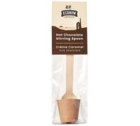 Kernow Chocolate Hot Chocolate Stirring Spoon, Crème Caramel, 37 g - Pack of 20