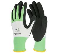 Keron ThinkGreen Allround Gloves Latex Foam Size 7/S Green/White