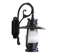 Kerosene Bottle Wall Lamp Outdoor Farmhouse Wall Lantern Aluminum Waterproof Ip54 Wall Illumination Balcony Corridor E27 Base Wall Sconce for Porch Patio Deck,Bronze