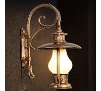 Kerosene Bottle Wall Lamp Outdoor Farmhouse Wall Lantern Aluminum Waterproof Ip54 Wall Illumination Balcony Corridor E27 Base Wall Sconce for Porch Patio Deck,Bronze