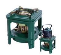 Kerosene Burner Camping Stove - Portable Oil Heater Stove | 8-Wicks Backpacking Oil Cooking Dart | Picnic Burner Camping Pot